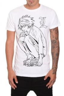 Death Note L Outline T Shirt 2XL Size  XX Large Clothing