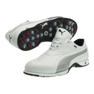 Golf Shoe   White/Black/Puma Silver   184144 01 (10.5 Wide) Shoes