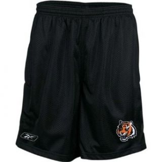 Cincinnati Bengals Black Coaches Mesh Shorts   Small