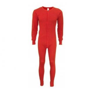 Indera Mills Coldmaster Mens Red Union Suit Clothing