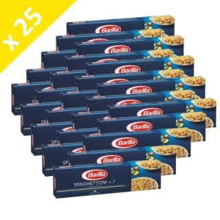 Lot de 25   BARILLA Spaghettoni N°7   25 paquets de 500g   Aussi