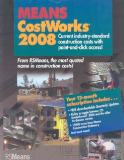 MEANS Costworks 2008 (CD ROM)