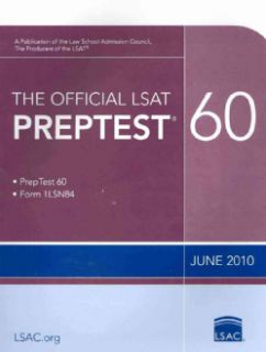 The Official LSAT PrepTest 60 (Paperback) Today $7.77