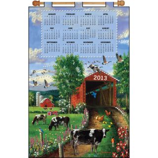 Barn 2013 Calendar Felt Applique Kit 16X24