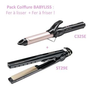 Pack Coiffure BABYLISS ST 29 E + BABYLISS C325E   Achat / Vente Pack
