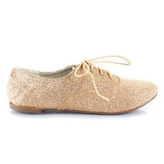 Salya 499 Glitter Womens Oxford Flat 5.5 M US: Shoes