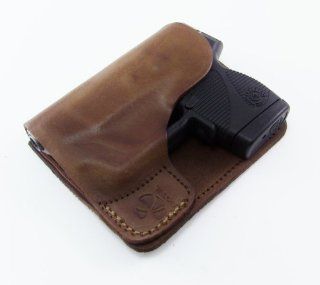 Talon Wallet Holster for Taurus TCP with CT Laser Brown RH