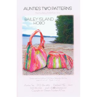 Aunties Two Patterns   Bailey Island Hobo Bag Pattern Booklet