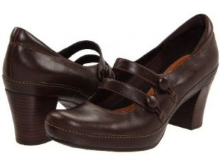  Clarks Artisan Mika Kim Womens Heeled Shoes Dark Brown 10: Shoes