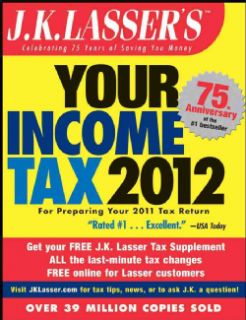 Lasser`s Your Income Tax 2012 (Paperback)