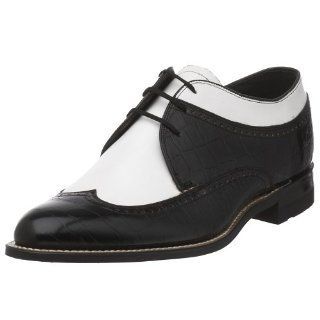 Brentano Shoes Black/White Wingtip 1920 1930  1940 Vintage