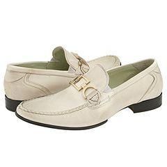Kenneth Cole New York Mocket Man Vintage White Loafers