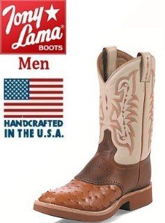 Tony Lama Cowboy Crepe 11 Ostrich 8880 Shoes
