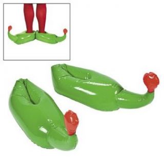 Inflatable Elf Shoes   Stocking Stuffers & Toys & Novelty
