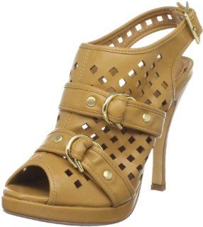  Liliana Womens Versace 11 Platform Sandal,Tan,8 M US Shoes