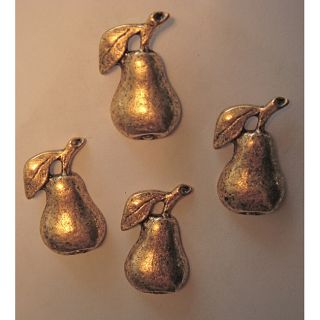 Norma Jean Antique Gold Pear Push Pins (Set of 21)