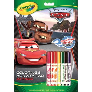 Coloring & Activity Pad With Markers CARS 2 Today: $7.99