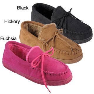 Journee Collection Womens Jewels Faux Suede Moccasin Slippers
