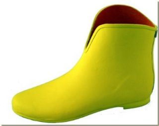 Jeffrey Campbell   Yellow Vee Ankle Rain Boots Shoes