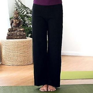 Drawstring Yoga Pants w/ Patch Pockets Clothing