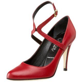Butter Womens Citrine Pump,Red Kid,10 M US Shoes