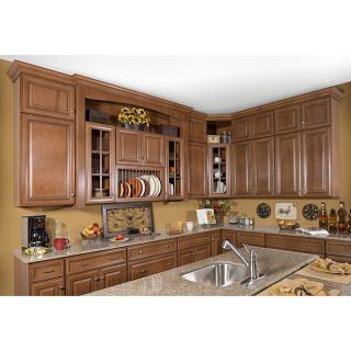 Honey Stain/Chocolate Glaze 30 inch Sink Base Cabinet