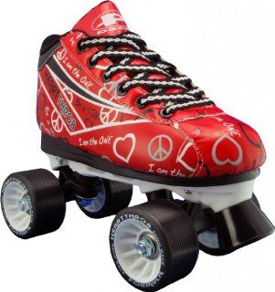 Pacer Heart Throb Womens Red Quad Speed Roller Derby