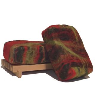 Softwater Soapworks Patchouli Felted Soap Bar