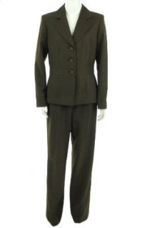Suit Studio Suit, Notched Collar Jacket & Pants Brown 6