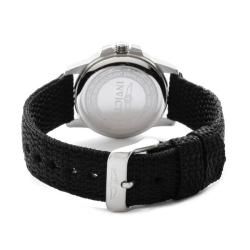 Invicta Womens Specialty White Dial Black Nylon Watch