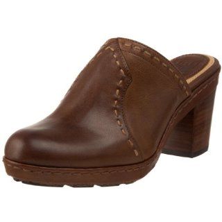FRYE Womens Candy Pickstitch Clog,Brown,5.5 M US Shoes