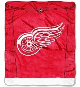 Detroit Red Wings 50x60 Royal Plush Raschel Throw