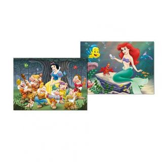 Puzzle 2 x 48 pièces   Disney Princesses   Achat / Vente PUZZLE