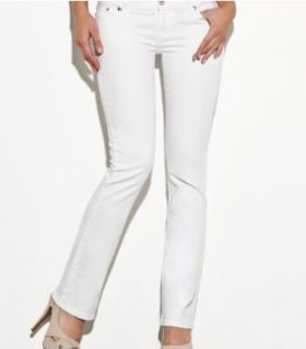 G by GUESS Elliot Straight Jeans   Optic White Wash