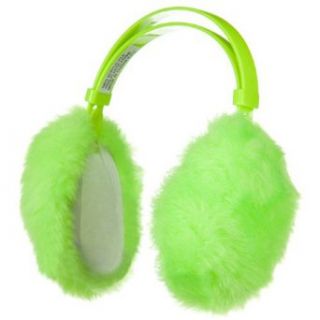 Ear Muffs Neon Green W20S35A Clothing