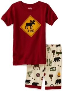 Hatley Boys 2 7 Short Expedition Xing Pajama Set, Madcap