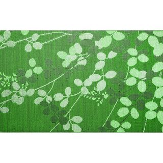 White Swan Green Recycled Indoor/ Outdoor Mat (4 x 6)
