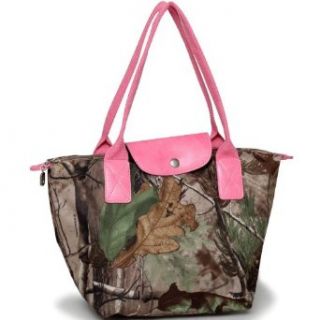 Realtree ® Camouflage Tote Bag Handbag w/ Flapover Top