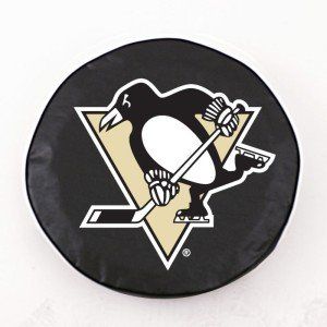 Pittsburgh Penguins Black Tire Cover, Large Sports