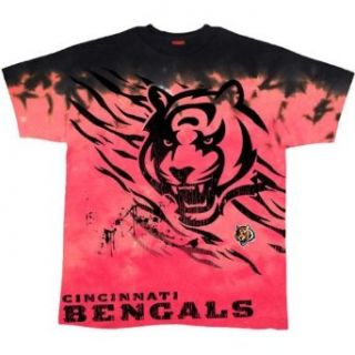 Cincinnati Bengals   Fade Tie Dye T Shirt: Clothing