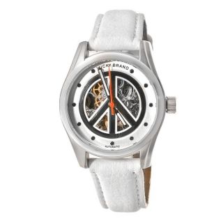 Lucky Brand Womens Automatic White Strap Watch
