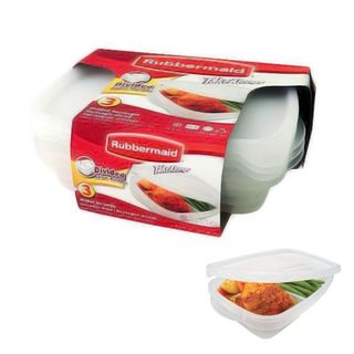 Rubbermaid 7F57 3 Piece Divided Containers