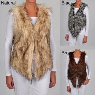 Kaktus Womens Faux Fur Vest