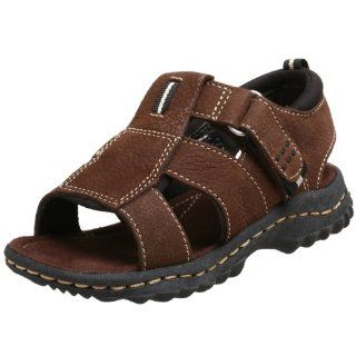 Brown Toddler Todd Open Toe Sandal,Dark Brown,5 M US Toddler Shoes
