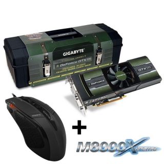 GIGABYTE GTX590 3Go GDDR5 + souris M8000X offerte   Achat / Vente