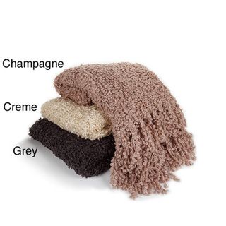 Cashmere Showroom Novelty Boucle Throw