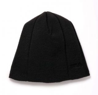 Fila Golf Matterhorn Fine Knit Beanie,Black Clothing