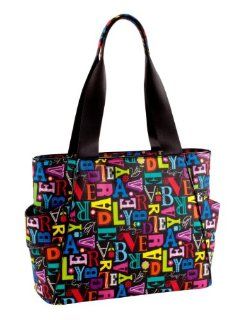  Vera Bradley From A to Vera Collection   Daily Tote Bag: Shoes