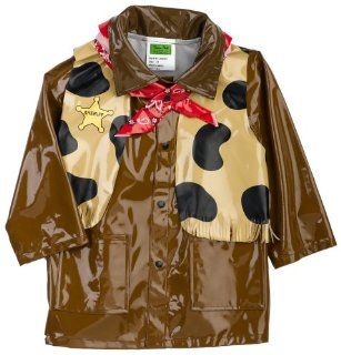 Chief Toddler/Little Kid Cowboy Raincoat,Brown,2 Toddler Shoes