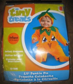 Tiny Treats Pumpkin Costume Infant 12 18 Months: Clothing